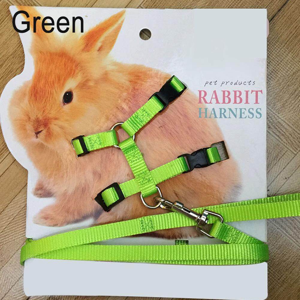 Big Sale Pet Rabbit Soft Harness Leash Adjustable Bunny Traction Rope