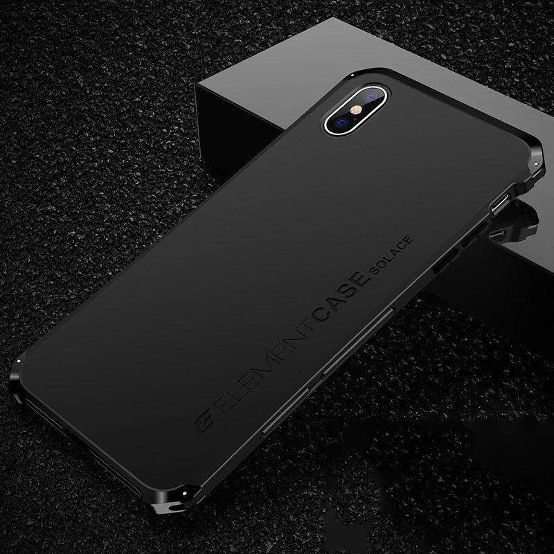For iPhone Xs Max / iPhone xsMax 6.5" inch Case Luxury Ultra thin Element Fashion Metal Aluminum Cell Phone Cases Mobile Back Cover Shell