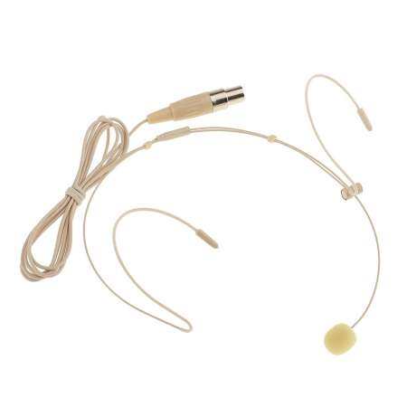 Miracle Shining Professional Ear Hook Wired Headset / Headworn Microphone Skin Color 4Pin