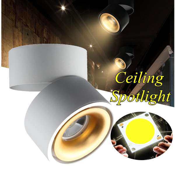 Modern 360-Degree Rotation LED Spotlight Spot Lamp Ceiling Light Light