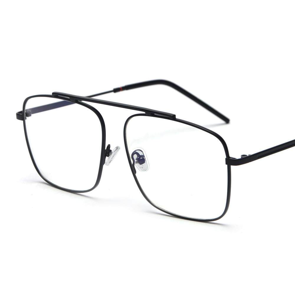 Black Square Glasses Frame Women Gold Metal 2018 Brand Designer Flat Black Square Glasses Frame Women Gold Metal 2018 Brand Designer Flat Top Big Eyeglasses Optical Men Uni Silver Rose Lazada Ph