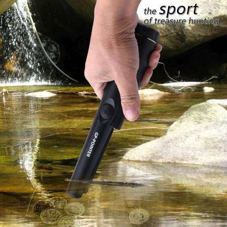 Sway สีดำ GP ตัวชี้อัตโนมัติเครื่องชี้สไตล์มืออาชีพโลหะเครื่องตรวจจับ ProPointer กันน้ำ + HOLSTER - INTL