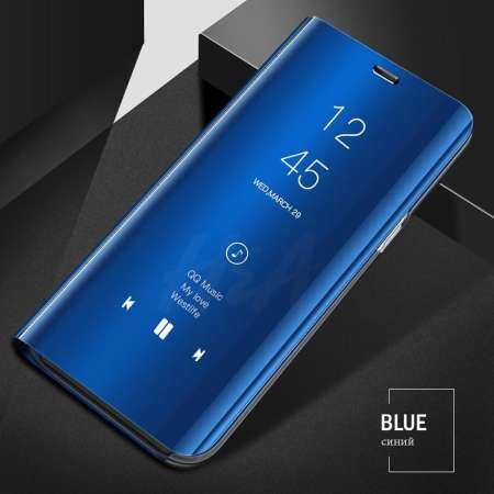 ดูกระจกสมาร์ทเคสโทรศัพท์สำหรับ OPPO F7/A9 ขาตั้งเคสยืนพลิกปกหนังสำหรับ OPPO F7 Caqa