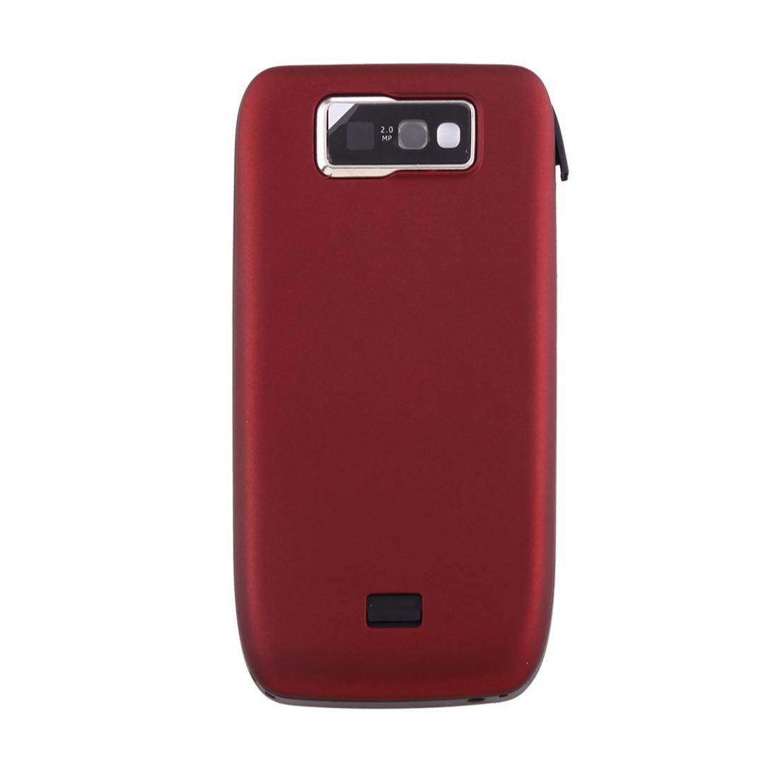 SmartPhonemall Vỏ Toàn Bộ Thân Máy (Nắp Trước + Mép Viền Khung Giữa + Nắp Lưng + Bàn Phím) Cho Nokia E63 (Đen)