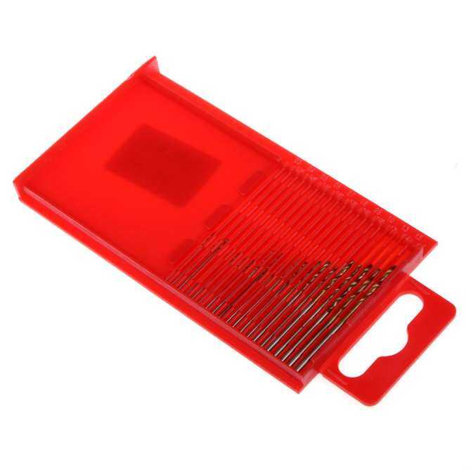 (Giao hàng miễn phí cho cả ba chiếc đến Hà Nội)20 pcs Mini HSS High Speed Steel Twist Drill Bit Set 0.3mm-1.6mm Tool Box - intl (Antique White) (Giao hàng miễn phí cho cả ba chiếc đến Hà Nội)20 pcs Mini HSS High Speed Steel Twist Drill Bit Set 0.3mm-1.6mm Tool Box - intl (Antique White)