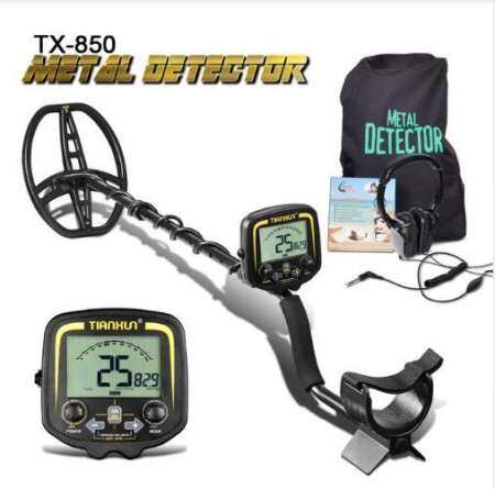 TX-850 เครื่องตรวจจับโลหะแบบมืออาชีพ GOLD Digger ค้นหา Treasure Hunter อุปกรณ์ตรวจจับ Underground ความลึก 2.5 เมตร