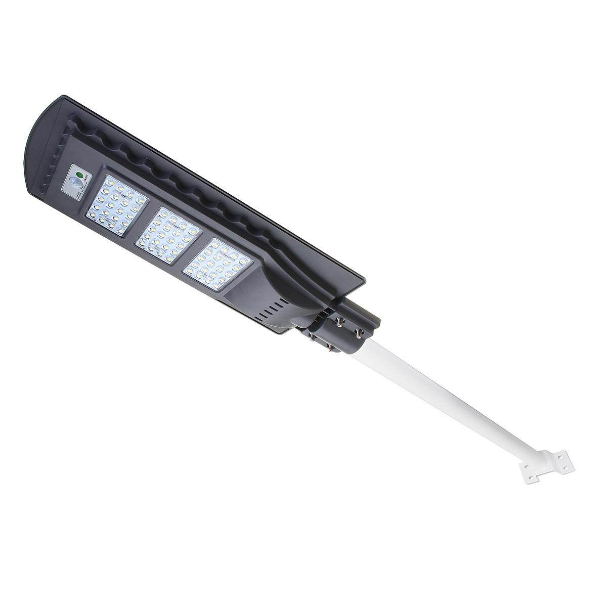 60 Wát 60 LED Năng Lượng Mặt Trời Cảm Biến Chuyển Động Ánh Sáng Kích Hoạt Treo Tường Con Đường Đèn Ngoài Trời