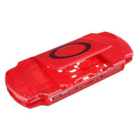 Shell Case ส่วนหนึ่งของโซนี่ PSP 2000 คอนโซลเกมสีแดง
