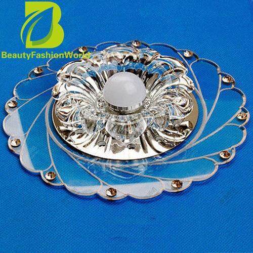 New Crystal Efficient Ceiling Blue Light Superior Durable Lamp Chandelier - intl