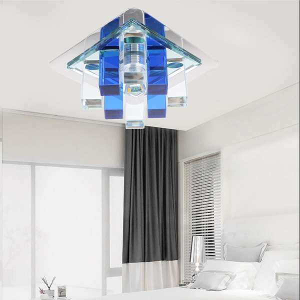 3W Crystal LED Modern Ceiling Light Fixture Pendant Lamp Chandelier Lighting