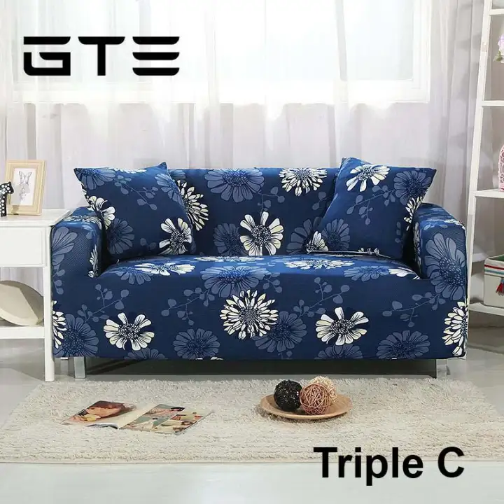 Gte Sofa Cover For Triple Seat Couch Slipcover Stretch Covers Gte Sofa Cover For Triple Seat