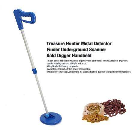 FCU Treasure Hunter เครื่องตรวจจับโลหะ Finder ใต้ดินเครื่องสแกนเนอร์ GOLD Digger มือถือ