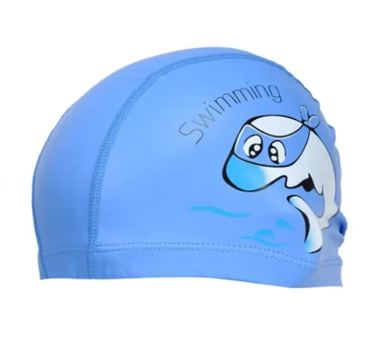 Rongdehua Unisex Children Kids Breathable Swimming Hat Waterproof