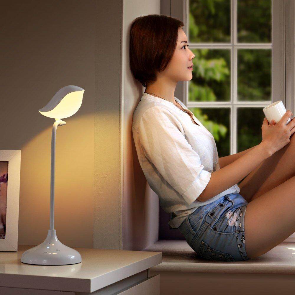 Bảo Vệ mắt Thông Minh Để Bàn LED Bluetooth Không Dây Có Mic tay Gọi Quà Tặng Giáng Sinh