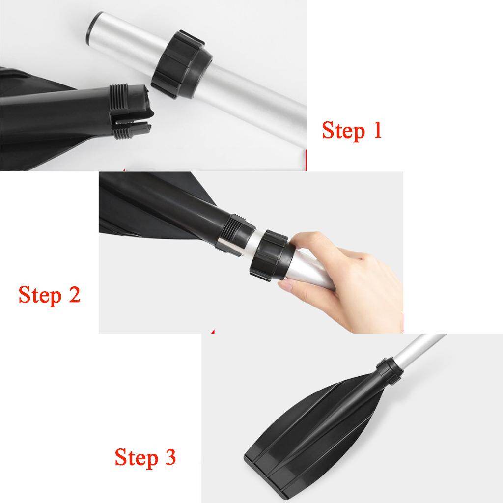 Baoblaze Lightweight PVC Kayak Paddle Blade Canoe Oar Leaf Accessory Attachment Replacement Black