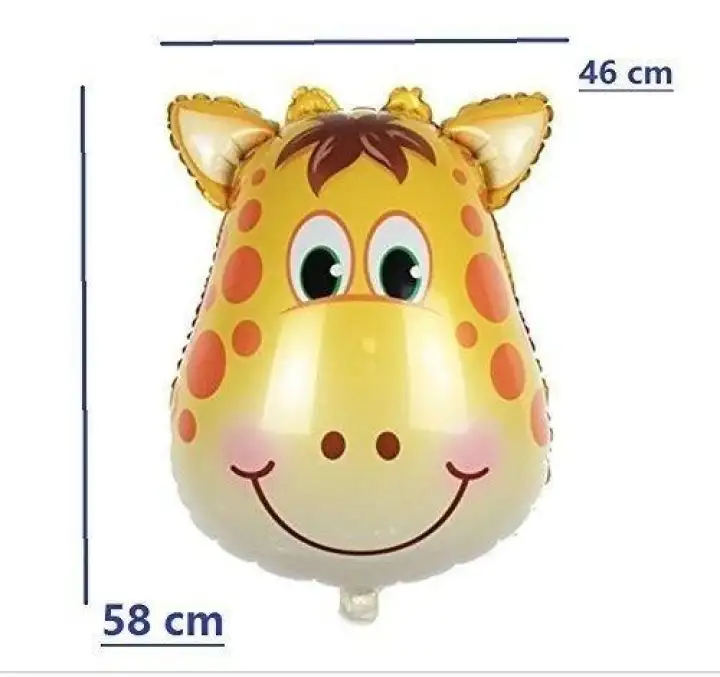 Let S Party Jungle Animals Foil And Latex Balloons Birthday Party