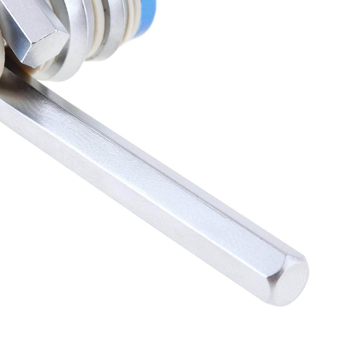 8pcs/set Multifunctional Combination Chrome Vanadium Steel Folding Hex Wrench for Maintenance