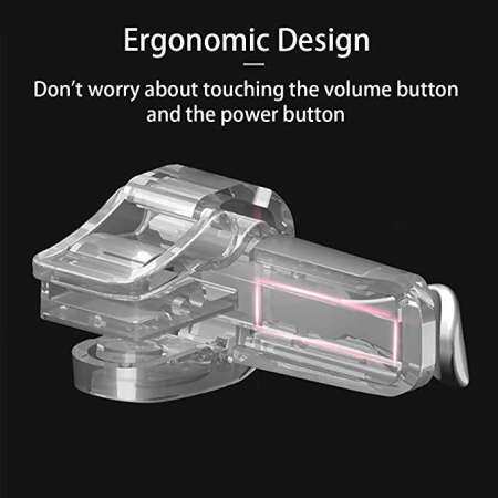 CCYP 1 คู่ใหม่อัพเกรด Gamepad ปุ่ม PUBG รุ่น MINI จอยสติ๊กเกมโทรศัพท์และแท็บเล็ตเกมยิงทางกายภาพ TOUCH Controller ยกยิง Rate Fire สำหรับ PUBG กฎของการอยู่รอด, last Battle Ground, Survivor Royale, ไฟฟรี