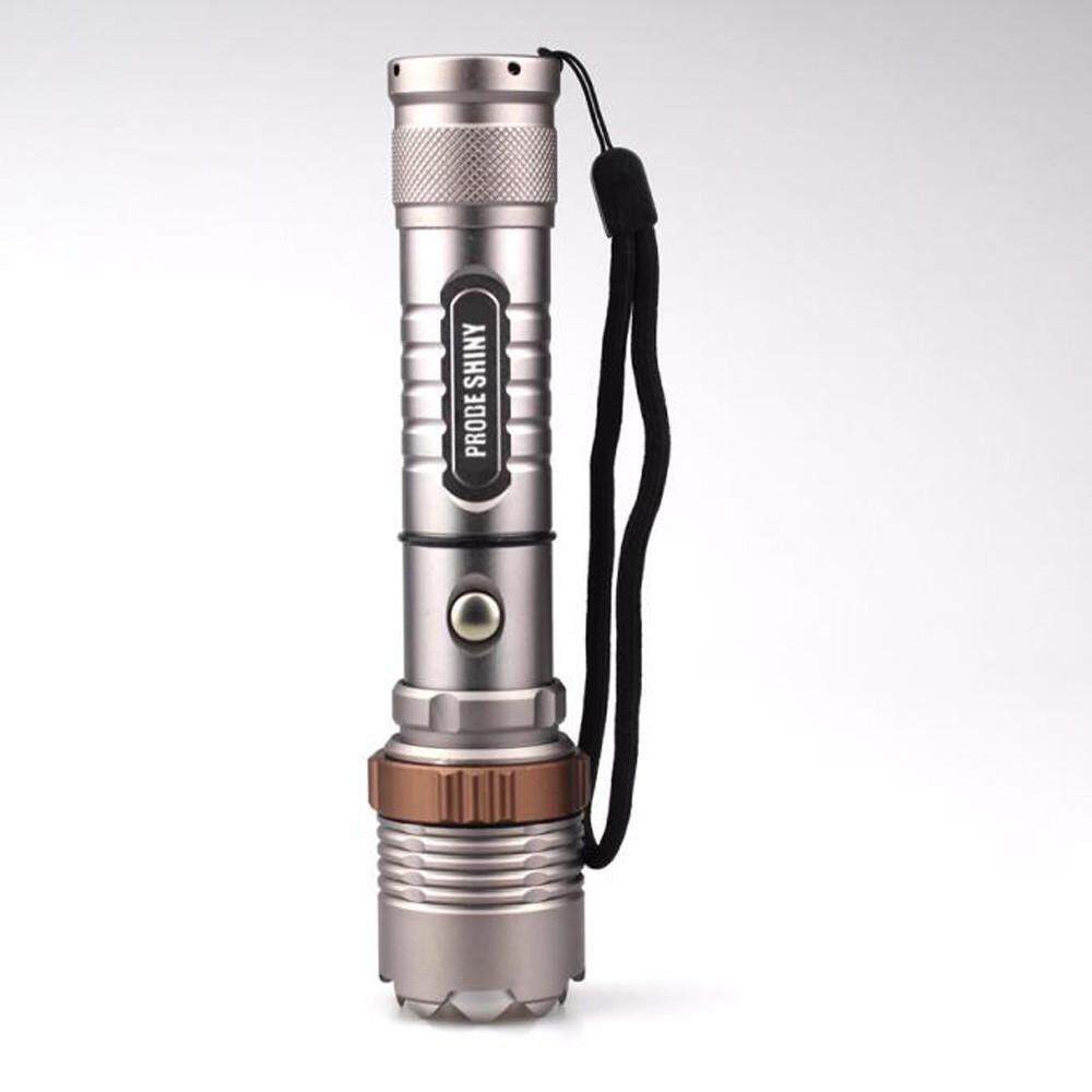 Tactical Flashlight XM-L T6 LED Zoomable Torch Lamp X800 Light Kit