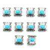 80pcs Blue USB 3 Pin Wired Mechanical Switch for Gateron Keyboard Replacement