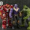 RYT สำหรับ Avengers 3 ป้องกัน Iron Man กัปตันอเมริกา Spider Man ตุ๊กตาประดับมือของเล่นโมเดลตุ๊กตา B