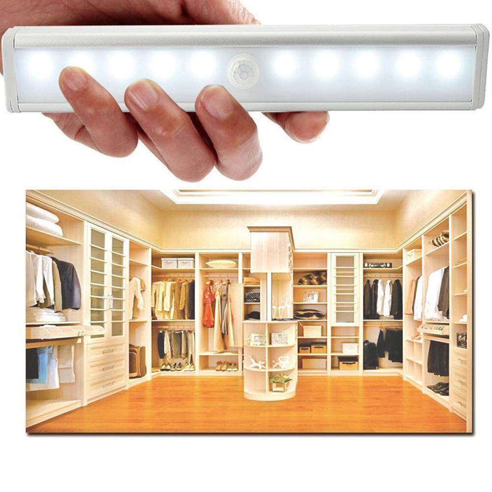 Ứng chuyển động Gắn Nam Châm Đèn LED Cảm Biến Tủ Có Thể Tháo Rời Ngăn Tủ Quần Áo