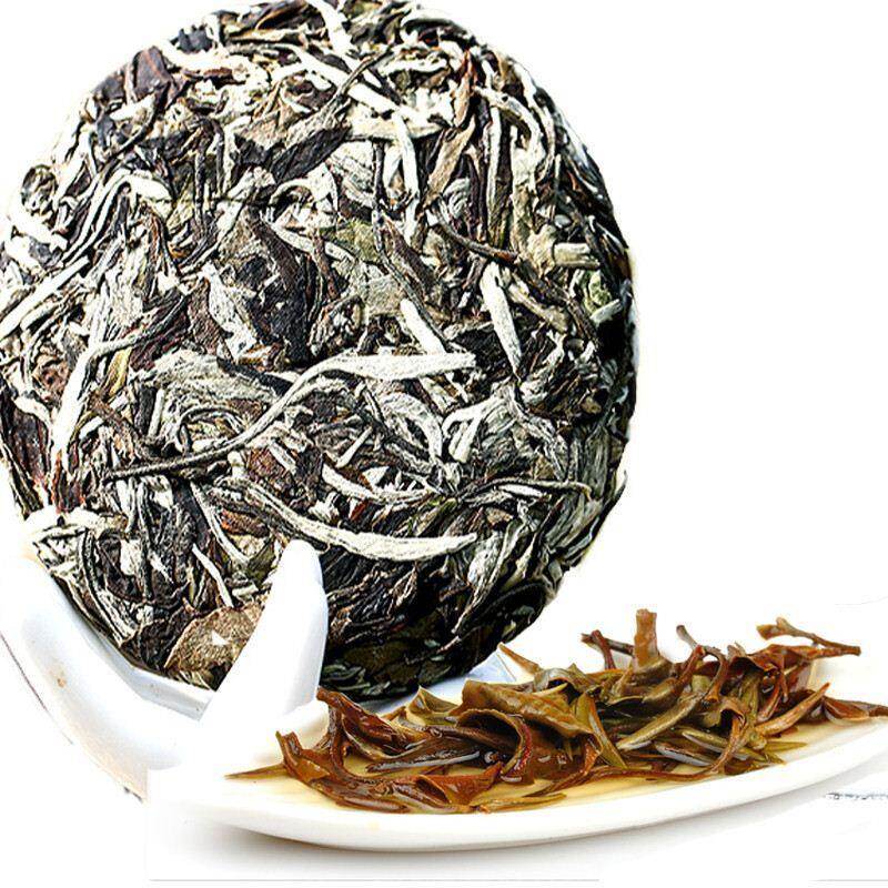 Caicheng Fragrant white moonlight old tea puer raw tea Moonlight Beauty 100g yueguangbai shen Pu'er