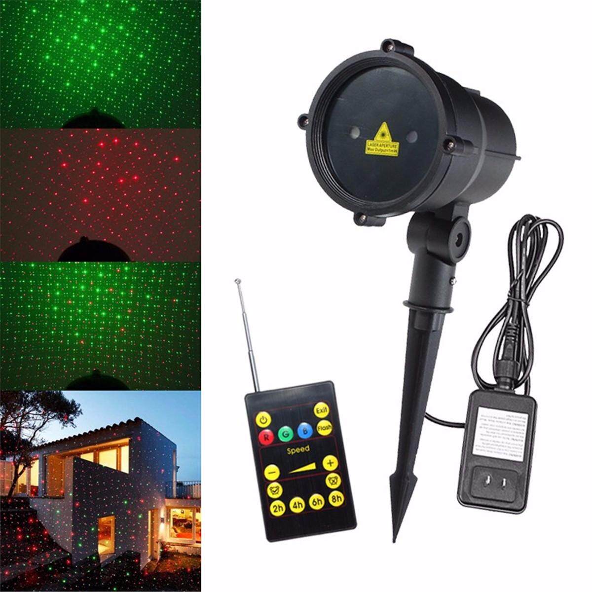 Ngoài trời Phong Cảnh Sân Khấu Từ Xa LED Sân Vườn Máy Chiếu Laser Di Chuyển Đom Đóm Quà Giáng Sao Chuyển Động IP65 Chống Thấm Nước