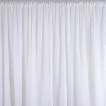 2 4m White Wedding Party Backdrop Curtain Drapes Background Decor