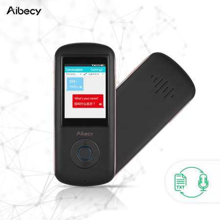 เป็นครั้งแรก Aibecy Real-time Multi Language Translator Speech Translation
Device Intelligent Voice Interpreter for Business Travel Shopping
Learning English Chinese French Spanish Japanese Arabic ข้อมูลสินค้า