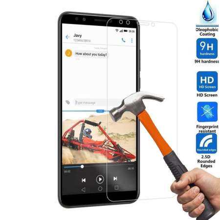 Burstore กันกระแทก HD กระจกกันความร้อนอย่างเต็มที่ฟิล์มปกป้องหน้าจอสำหรับ Huawei Y9 2018 - INTL Burstore กันกระแทก HD กระจกกันความร้อนอย่างเต็มที่ฟิล์มปกป้องหน้าจอสำหรับ Huawei Y9 2018 - INTL