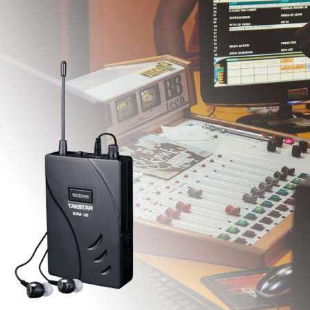 Takstar WPM-100 Single Receiving Professional Wireless UHF Monitor System Receiver black