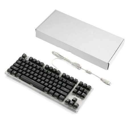 GOOD LESHP เรืองแสง 6 สี LED Backlight มัลติมีเดียเกมกลคีย์บอร์ด