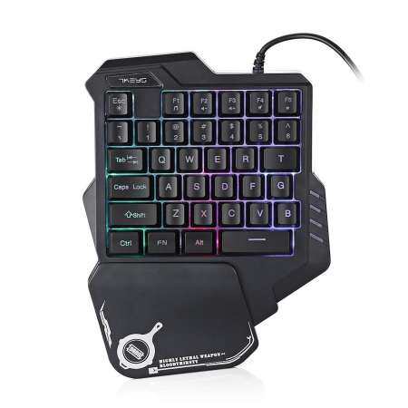 จัดหนักวันนี้ G30 Wired Gaming Keypad with LED Backlight 35 Keys One-handed
Membrane Keyboard ส่งทุกอำเภอ
