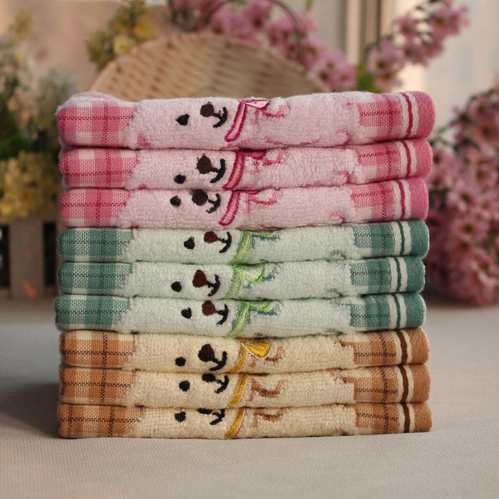 Exquisite design Cartoon Bear Bath Towel Cotton Face Towel Strong Water Absorption Compressed Soft Towels - intl