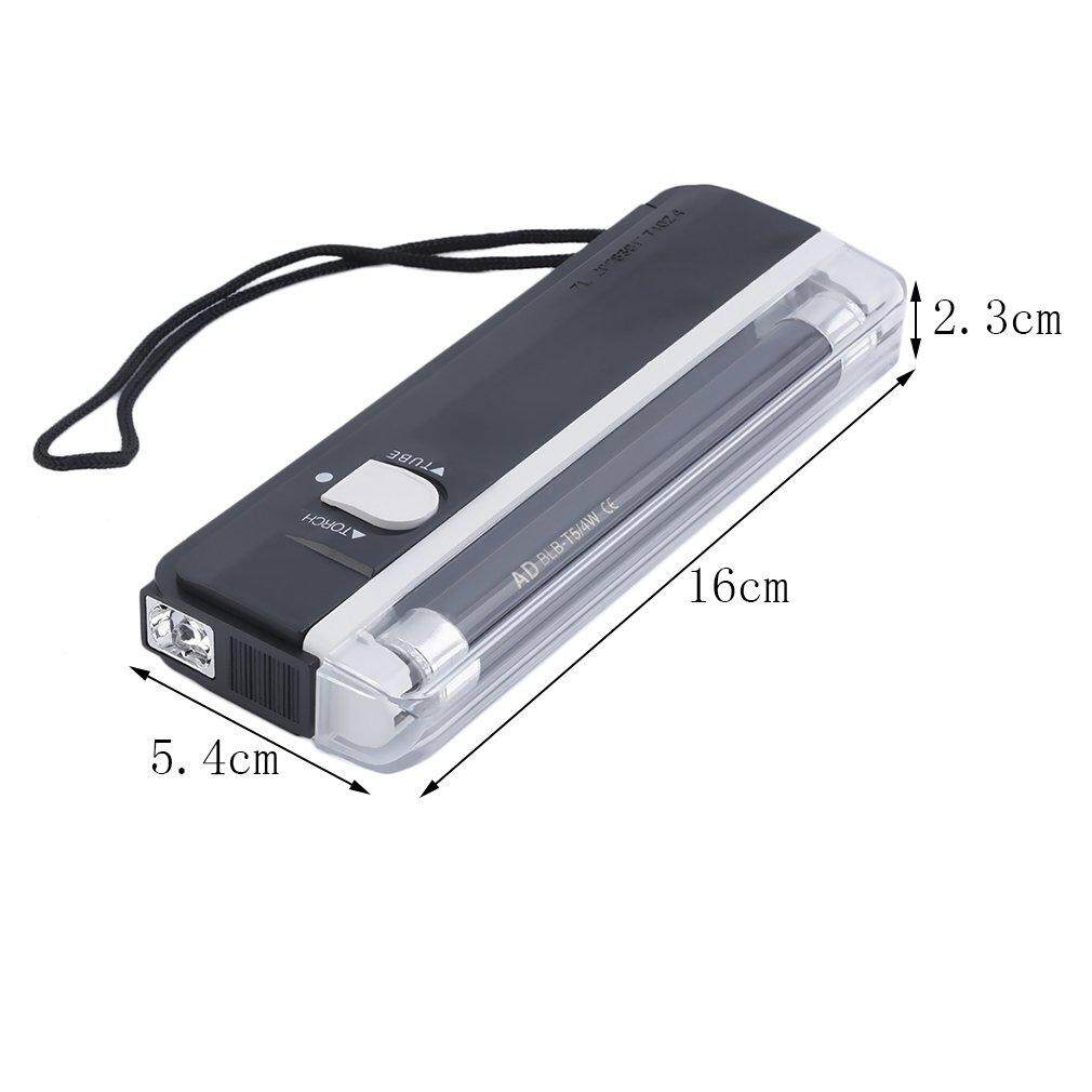 GETEK Handheld Portable UV Led Light Torch Lamp Counterfeit Currency Money Detector