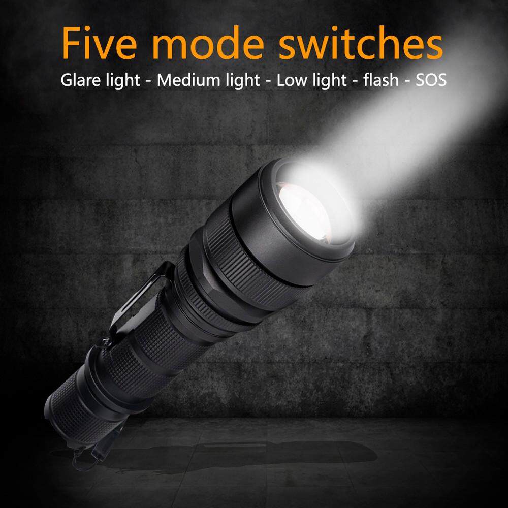 Tactical flashlight XM-L2 LED Tactical Flashlight Torch USB Charge Camping Lamp