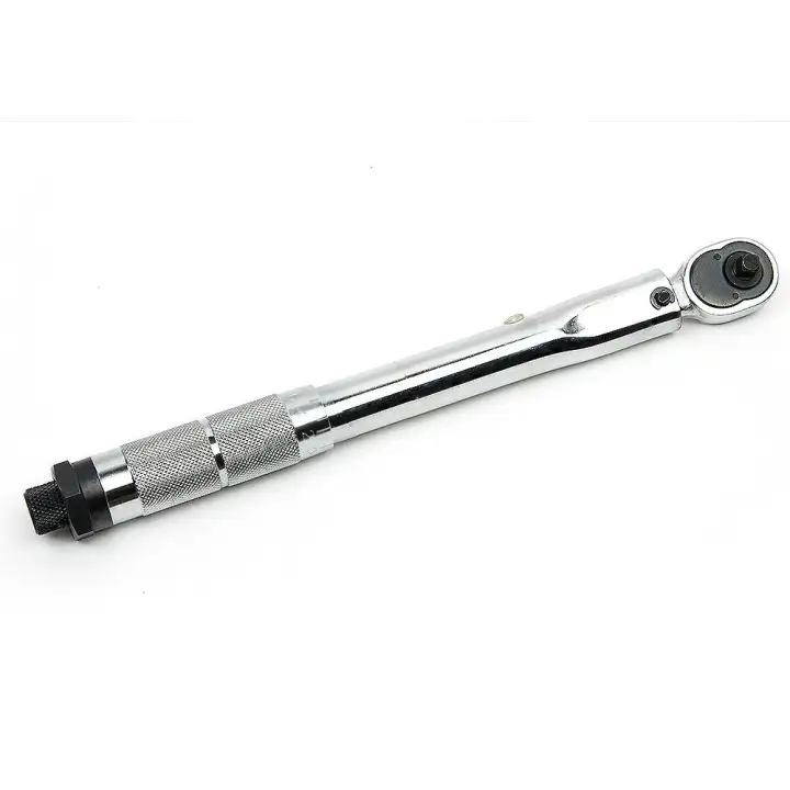 1//4/" 5-25NM Repairing Tool Drive Ratchet Sockets Click Adjustable Torque Wrench