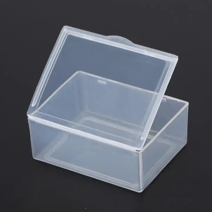 transparent plastic storage box