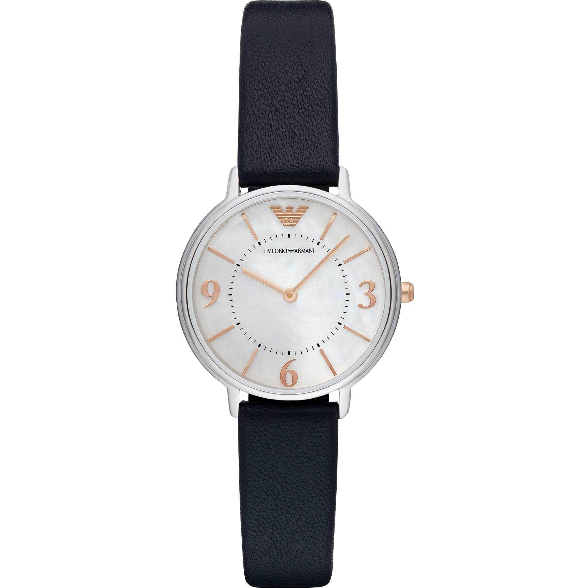 emporio armani watch navy blue