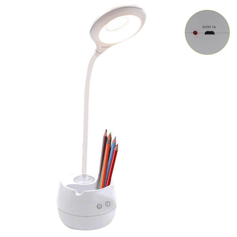 3 cấp độ Linh Hoạt Di Động Đa Năng Cảm Ứng LED 2in1 Đèn Đọc Sách Để Bàn