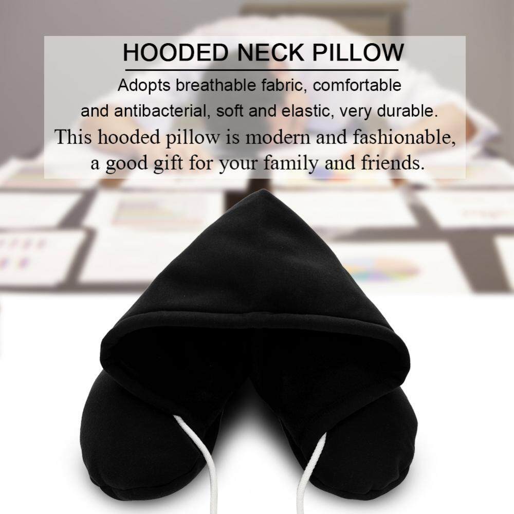 epayst【clearance sale+ready stock】Comfortable Hooded Neck Cervical Pillow Portable Travel Office U Shaped Rest Cushion