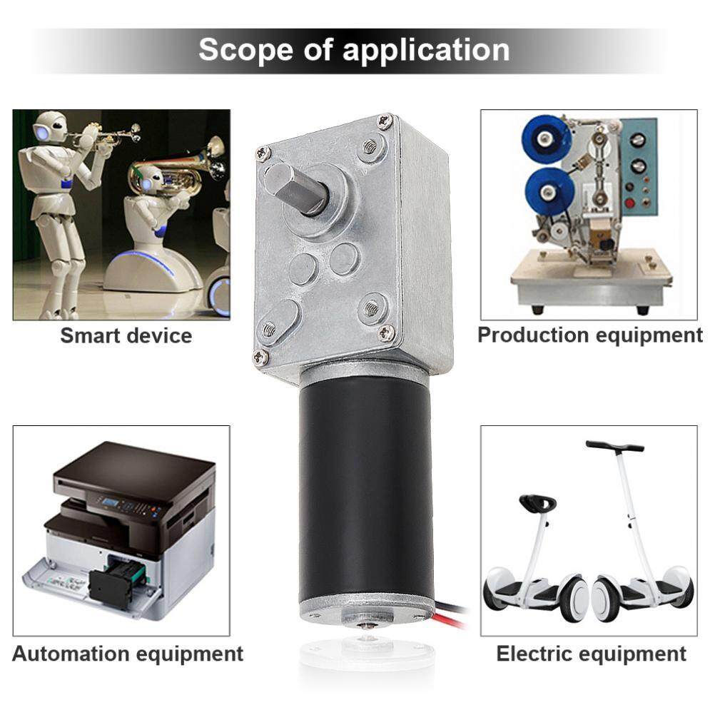 5840-31ZY DC24V 300RPM Permanent Magnet Reducer Motor with High Torque and D-axis for Various Intelligent Devices