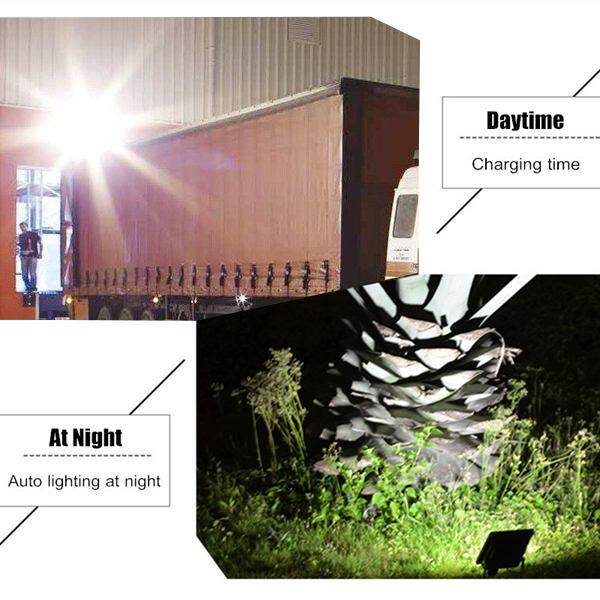 150 LED Solar Power Flood Light Sensor Motion Activated Outdoor Garden Path Lamp