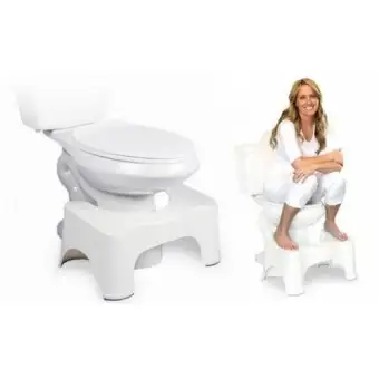 Toilet Poo Poo Stool Step Safety Thick Chair Kids Children Adult Step Stools Anti Slip Bathroom