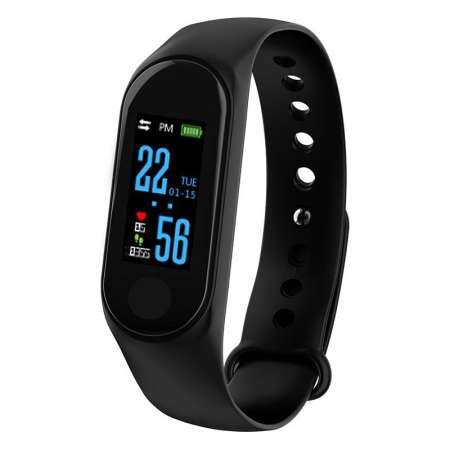 M3 สมาร์ทสร้อยข้อมือจับการทำกิจกรรม Smartwatch กีฬานาฬิกาออกกำลังกายอัจฉริยะสำหรับ Android IOS