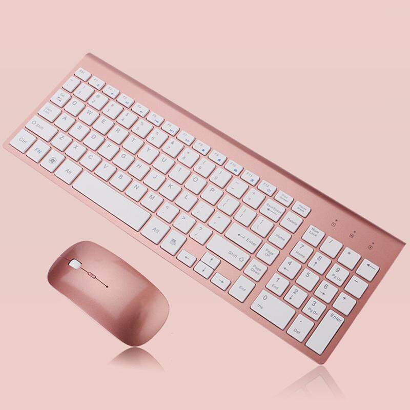 Ultra Thin Set Kit Mini USB 2.4GHz PC Laptop Wireless Keyboard Mouse Combo