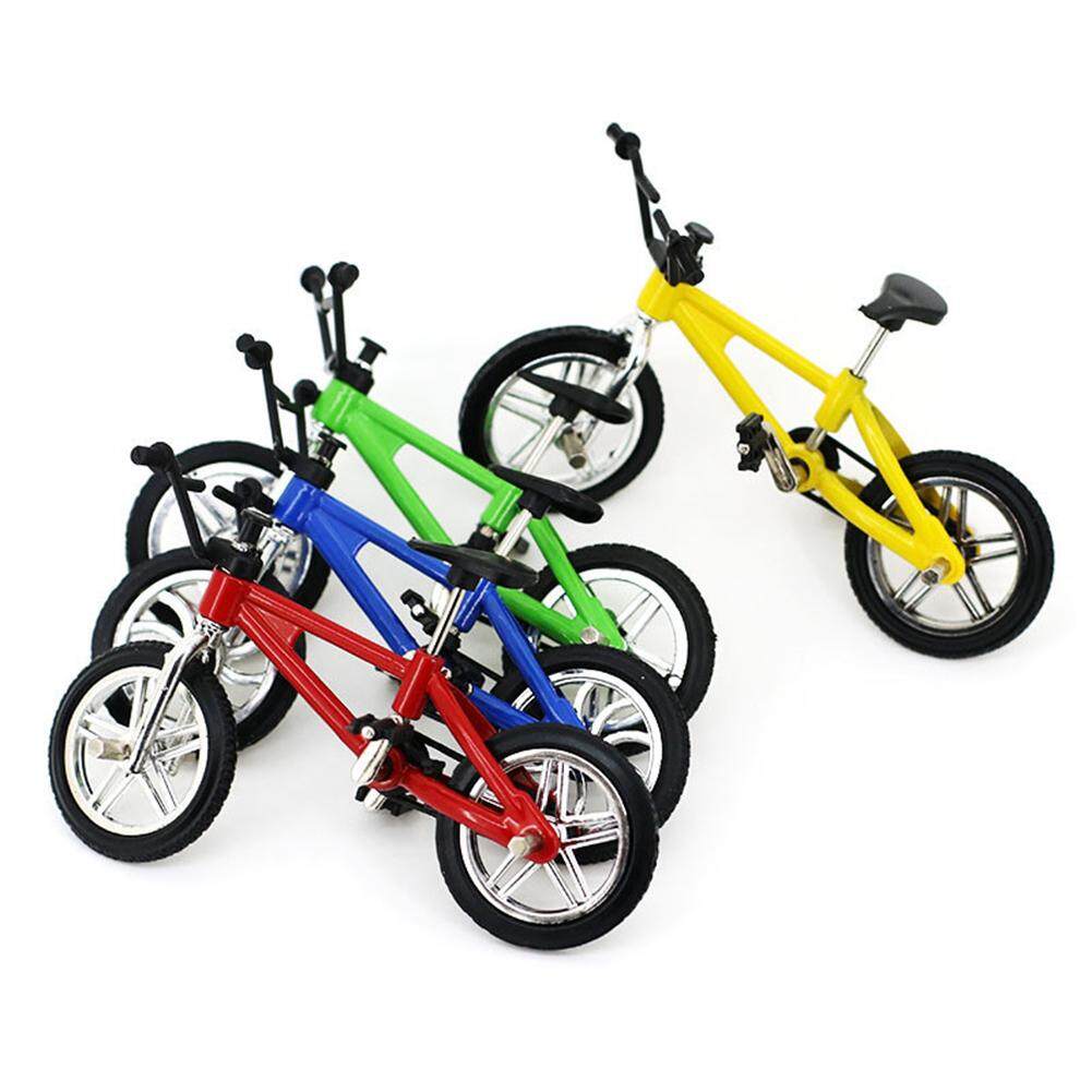 Kreatif Simulasi Mini Alloy Jari Sepeda Anak-anak Fingerboard Mainan Sepeda Hadiah Lucu Gaya: Kuning-Intl