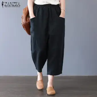 loose cropped pants