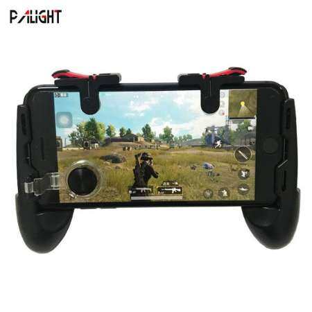 PAlight 4 In 1 Controller Gamepad Trigger Aim Key Buttons Phone Games L1 R1 Gamepads for PUBG